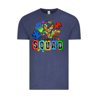 Vintage Denim support squad autism Vintage Tee - Zillion Design Studio