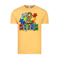 Vintage Mustard support squad autism Vintage Tee - Zillion Design Studio