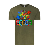 Vintage Olive support squad autism Vintage Tee - Zillion Design Studio
