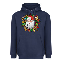Navy santa claus sunflower Heavyweight Hoodie - Jasminsmagicworld