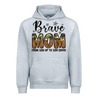 Heather Grey brave mom from son up to son down Urban Hoodie - LillyAllenDesigns