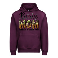 Mauve Wine brave mom from son up to son down Urban Hoodie - LillyAllenDesigns