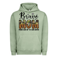 Pigment Oil Green brave mom from son up to son down Urban Hoodie - LillyAllenDesigns