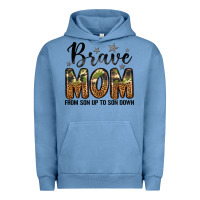 Pigment Pebble Blue brave mom from son up to son down Urban Hoodie - LillyAllenDesigns