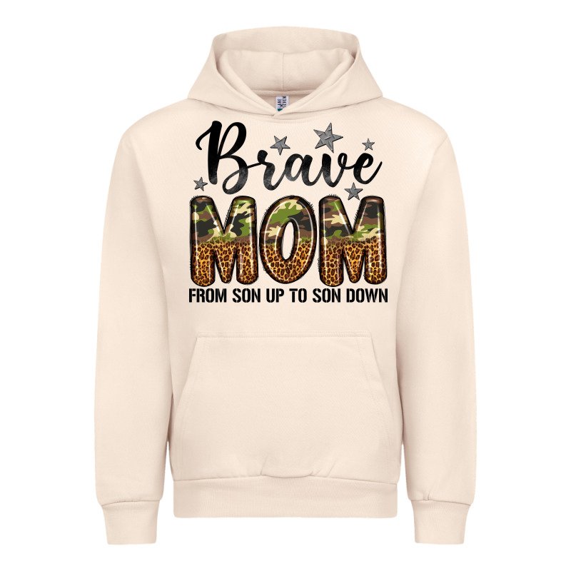 Brave Mom From Son Up To Son Down Urban Hoodie by LillyAllenDesigns | Teevron