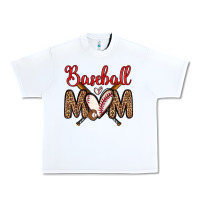 White baseball mom Urban Heavy Tee - Zillion Design Studio