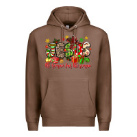 Chestnut jesus the reason for the season Premium Hoodie - MaliasSmallBusiness