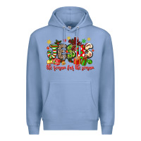 Colony Blue jesus the reason for the season Premium Hoodie - MaliasSmallBusiness
