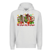Dove Grey jesus the reason for the season Premium Hoodie - MaliasSmallBusiness