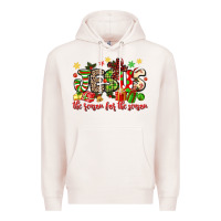 Pale Pink jesus the reason for the season Premium Hoodie - MaliasSmallBusiness