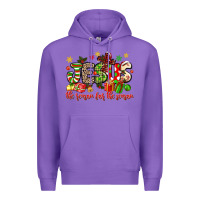 Purple jesus the reason for the season Premium Hoodie - MaliasSmallBusiness