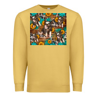 Antique Gold Western Pigs Premium Sweatshirt - LillyAllenDesigns