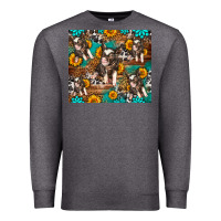Charcoal Heather Western Pigs Premium Sweatshirt - LillyAllenDesigns