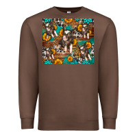 Chestnut Western Pigs Premium Sweatshirt - LillyAllenDesigns
