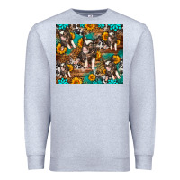 Heather Grey Western Pigs Premium Sweatshirt - LillyAllenDesigns