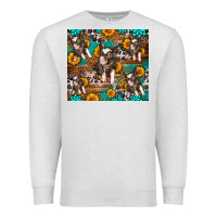 Oatmeal Heather Western Pigs Premium Sweatshirt - LillyAllenDesigns