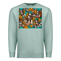 Seafoam Western Pigs Premium Sweatshirt - LillyAllenDesigns