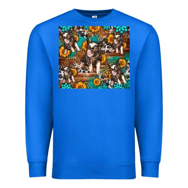 Western Pigs Premium Sweatshirt by LillyAllenDesigns | Teevron