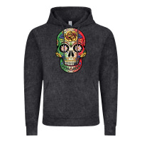 Vintage Black mexican skull Vintage Hoodie - JahusDesignShop