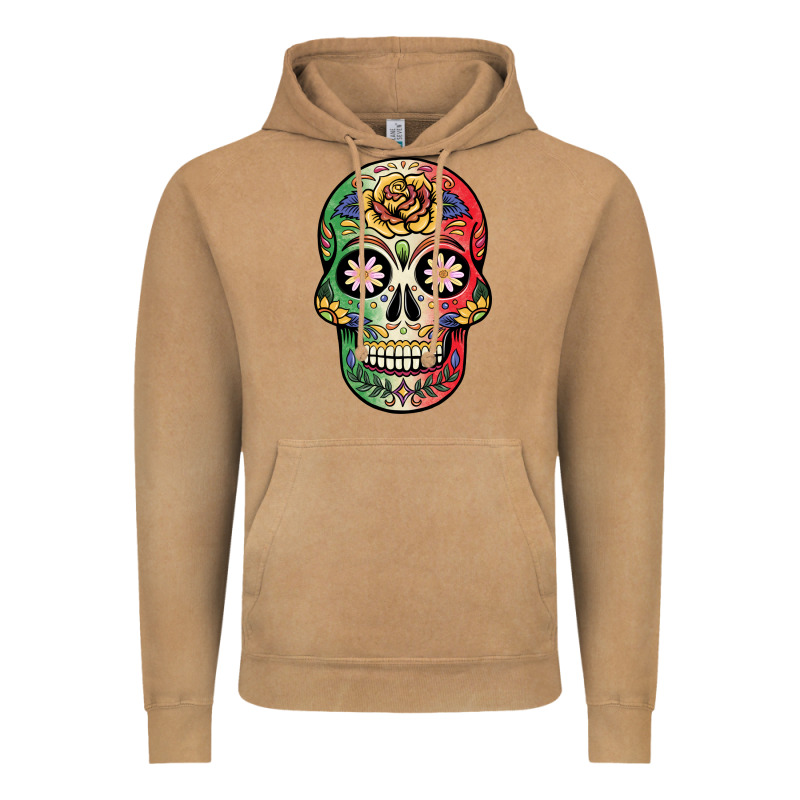 Mexican Skull Vintage Hoodie by JahusDesignShop | Teevron