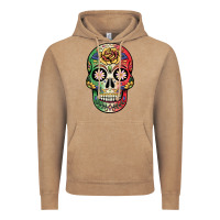 Vintage Coffee mexican skull Vintage Hoodie - JahusDesignShop
