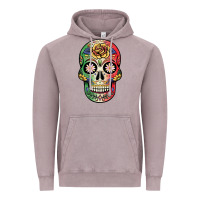 Vintage Zinc mexican skull Vintage Hoodie - JahusDesignShop