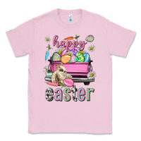 Bubblegum Pink Bunny Happy Easter truck Easter Day Classic Tee - Neo Western