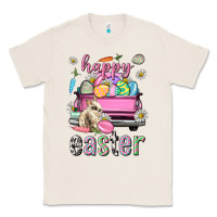 Natural Bunny Happy Easter truck Easter Day Classic Tee - Neo Western