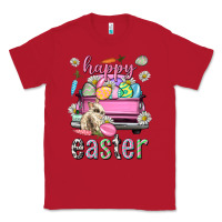 Red Bunny Happy Easter truck Easter Day Classic Tee - Neo Western