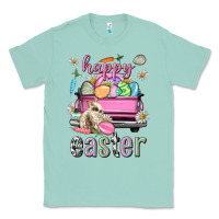 Seafoam Bunny Happy Easter truck Easter Day Classic Tee - Neo Western