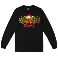Black Christmas kizzie claus Long Sleeve Tee - FaDigitalArtStudio