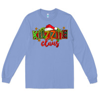 Colony Blue Christmas kizzie claus Long Sleeve Tee - FaDigitalArtStudio