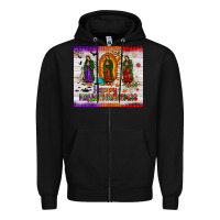 Black our lady of guadalupe happy  hallothanksmas tumbler Zipper Hoodie - JahusDesignShop
