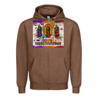 Chestnut our lady of guadalupe happy  hallothanksmas tumbler Zipper Hoodie - JahusDesignShop