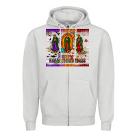 Dove Grey our lady of guadalupe happy  hallothanksmas tumbler Zipper Hoodie - JahusDesignShop