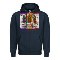 Navy our lady of guadalupe happy  hallothanksmas tumbler Zipper Hoodie - JahusDesignShop