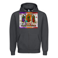 Smoke our lady of guadalupe happy  hallothanksmas tumbler Zipper Hoodie - JahusDesignShop