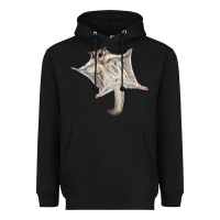 Black sugar glider Heavyweight Hoodie - LillyAllenDesigns