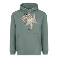 Sage sugar glider Heavyweight Hoodie - LillyAllenDesigns