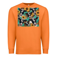 Carrot western leopard sunflower black and white  cow Premium Sweatshirt - BarkalooDesign