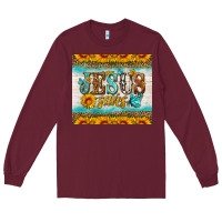 Burgundy jesus saves tumbler Long Sleeve Tee - HRA Design Shop