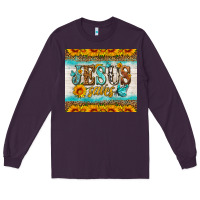 Plum jesus saves tumbler Long Sleeve Tee - HRA Design Shop