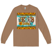 Toasted Coconut jesus saves tumbler Long Sleeve Tee - HRA Design Shop