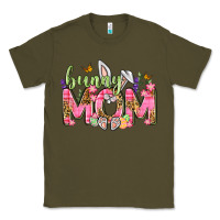 Army Green Bunny Mom Easter Day Classic Tee - Neo Western