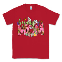 Red Bunny Mom Easter Day Classic Tee - Neo Western