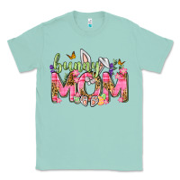 Seafoam Bunny Mom Easter Day Classic Tee - Neo Western