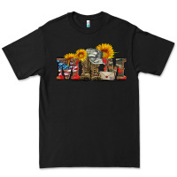 Mom Boots Hat And Sunflower Premium Tee | Teevron