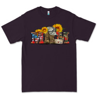 Plum mom boots hat and sunflower Premium Tee - Artiststas
