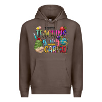 Coffee teaching is my cardio Premium Hoodie - NancyCooperArtShop