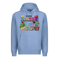 Colony Blue teaching is my cardio Premium Hoodie - NancyCooperArtShop
